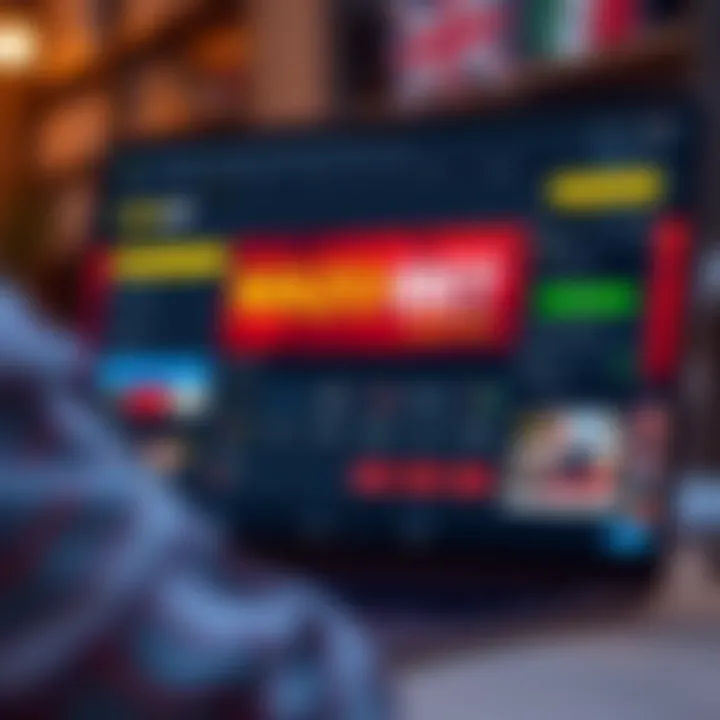 Utilizing Wazobet Tools for Smarter AFCON Bets User navigating Wazobet platform highlighting betting features and options
