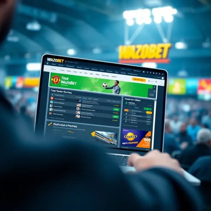 Wazobet Registration Form Interface User entering registration details on Wazobet platform