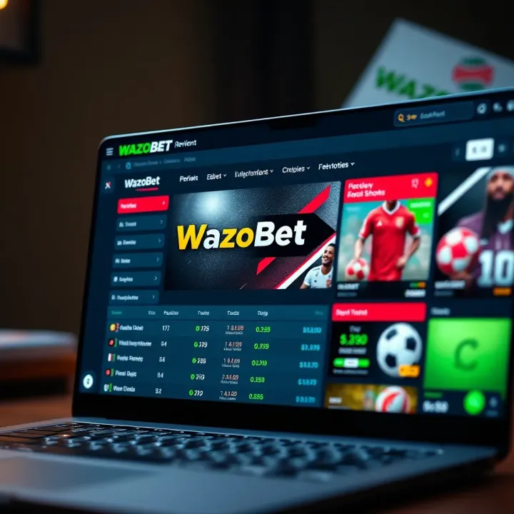 Illustration showing a mobile phone screen displaying the Wazobet booking code interface for sports betting