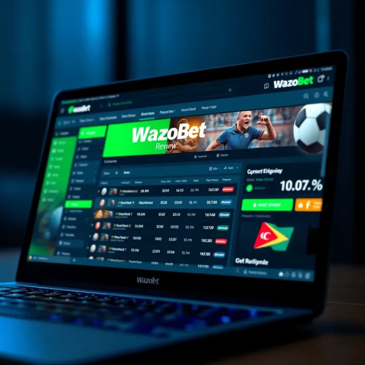 Dashboard displaying Wazobet loyalty points and available rewards