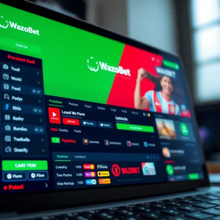 Exploring Sports Markets on Wazobet Paris Sportif User interface displaying diverse sports betting options on Wazobet platform