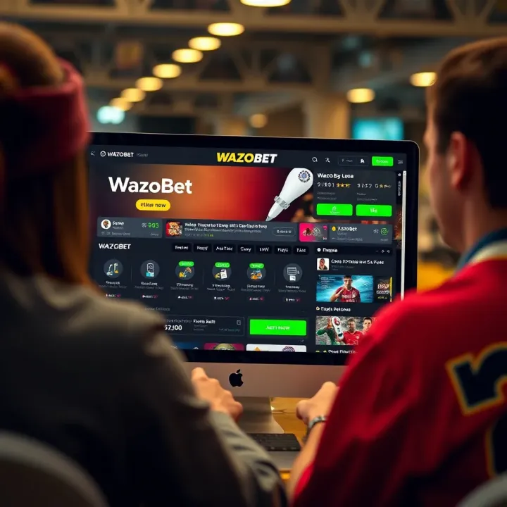 Mobile device showing Wazobet registration and payment methods for Nigerian bettors