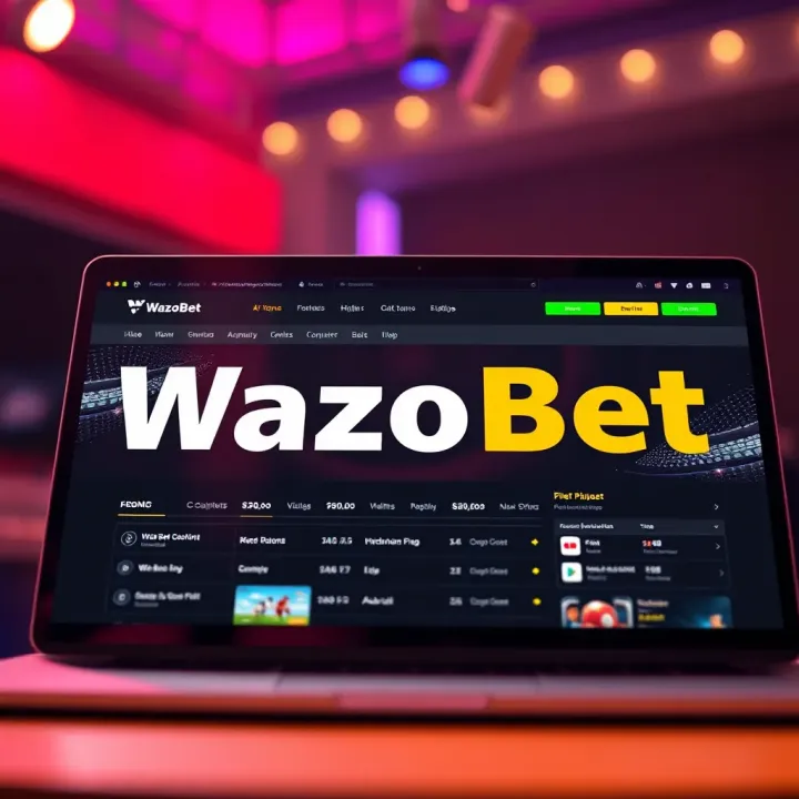 Wazobet Aviator game interface showing flight path and multiplier values on a digital screen