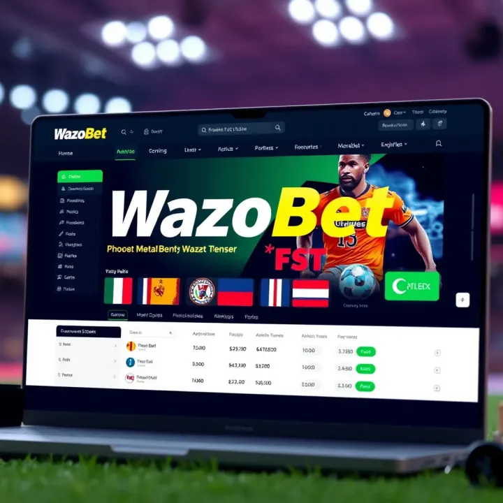User interface showing diverse betting options on a digital sports betting platform in Botswana