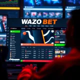 Smartphone displaying live sports betting options on Wazobet platform