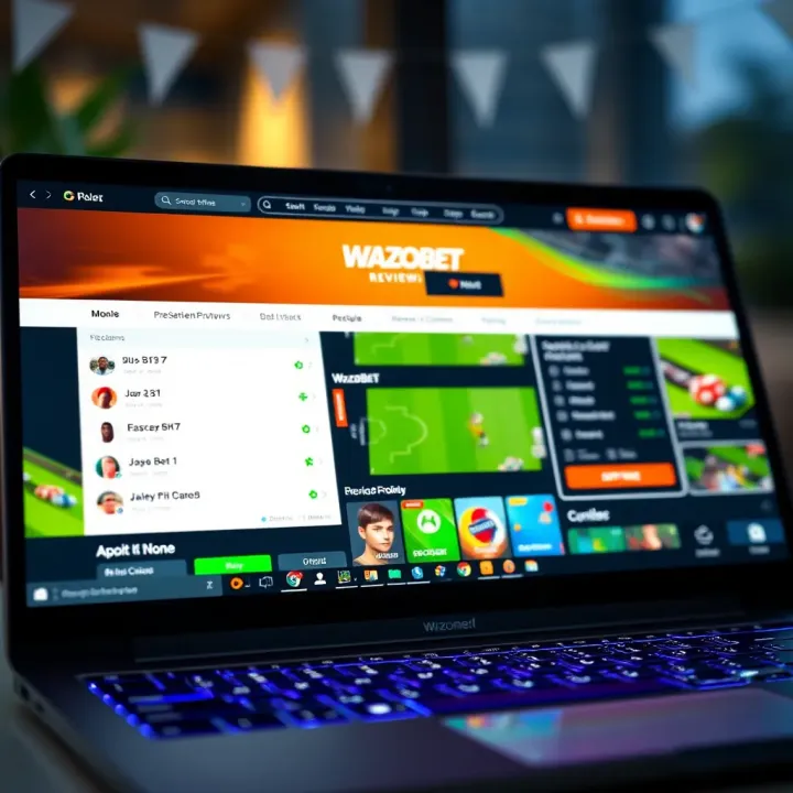 User interface showing a variety of betting options and casino games on a digital platform