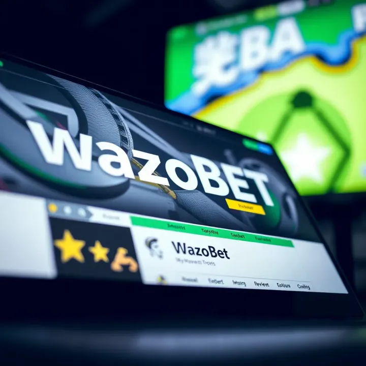 Screenshot showing the Wazobet iPhone app interface with Nigerian Naira currency options for betting