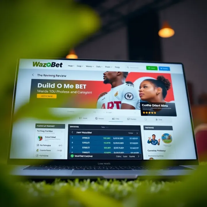 User dashboard showcasing live sports betting options on Wazobet platform