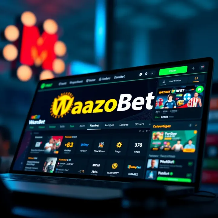 Wazobet Nigeria Sports Betting Interface on Mobile User interface of Wazobet Nigeria showing sports betting options on a smartphone screen