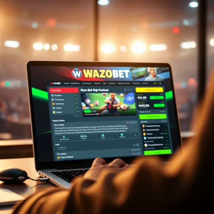 Colorful slot machine reels with various symbols representing Wazobet slots excitement