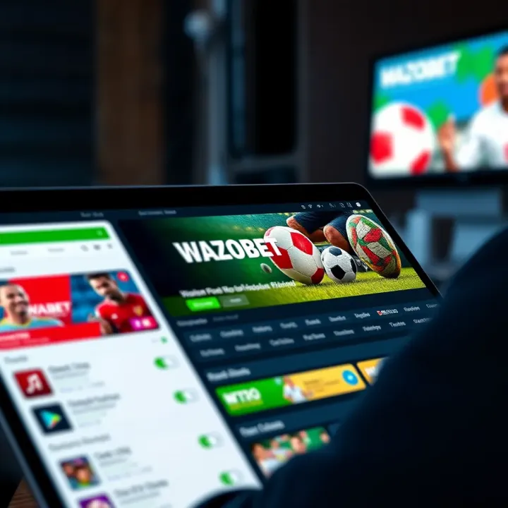 Interface showing diverse sports betting options on a digital platform